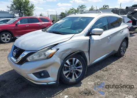 2015 Nissan Murano Sl z USA, uszkodzony, nr VIN 5N1AZ2MH1FN238646